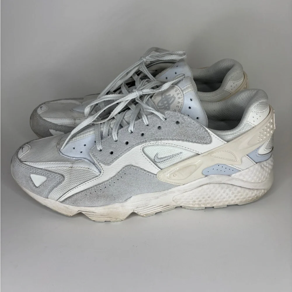 Nike Air Huarache Runner Summit White Platinum DZ3306-100 Mens Size 11.5 Shoes - Picture 9 of 16